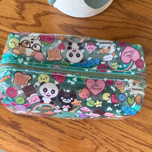 Too Faced Colorful Cartoon Cosmetic Bag - Picture 2 of 3